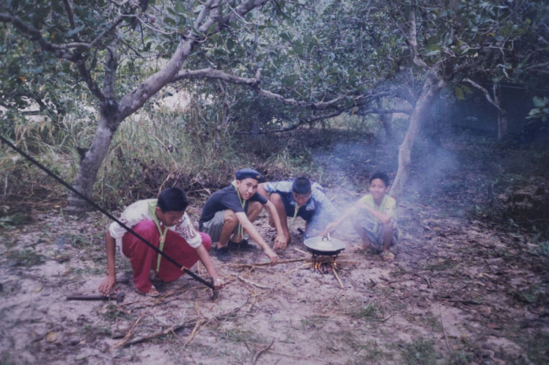 Thailand in 1990s Boy scouts