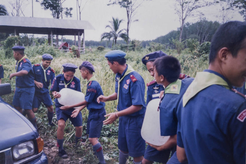 Thailand in 1990s Boy scouts